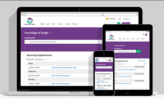 Website inquiry integration